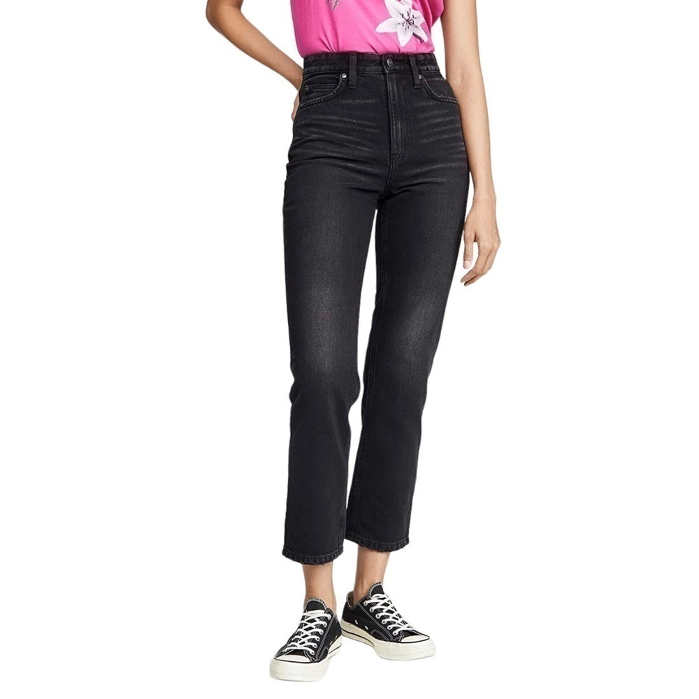 LEE High Rise Straight‎ Leg Ankle Jeans